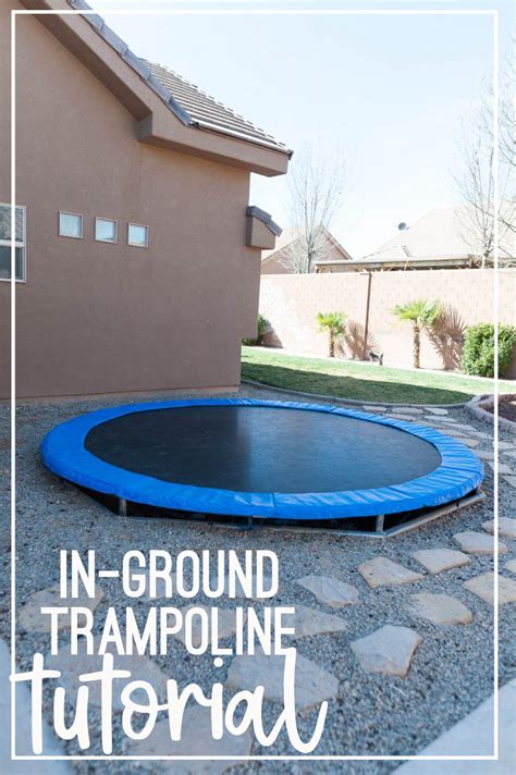 can you put an above ground trampoline in the ground  Image Source: pixabay